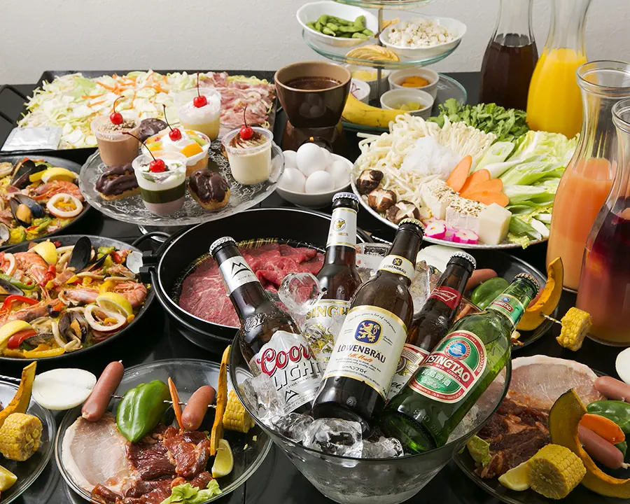 「幹事さん必見」貸切パーティー・飲み会は当店におまかせ! 3 バーベキューでデザートもジュースも国内外ビールも