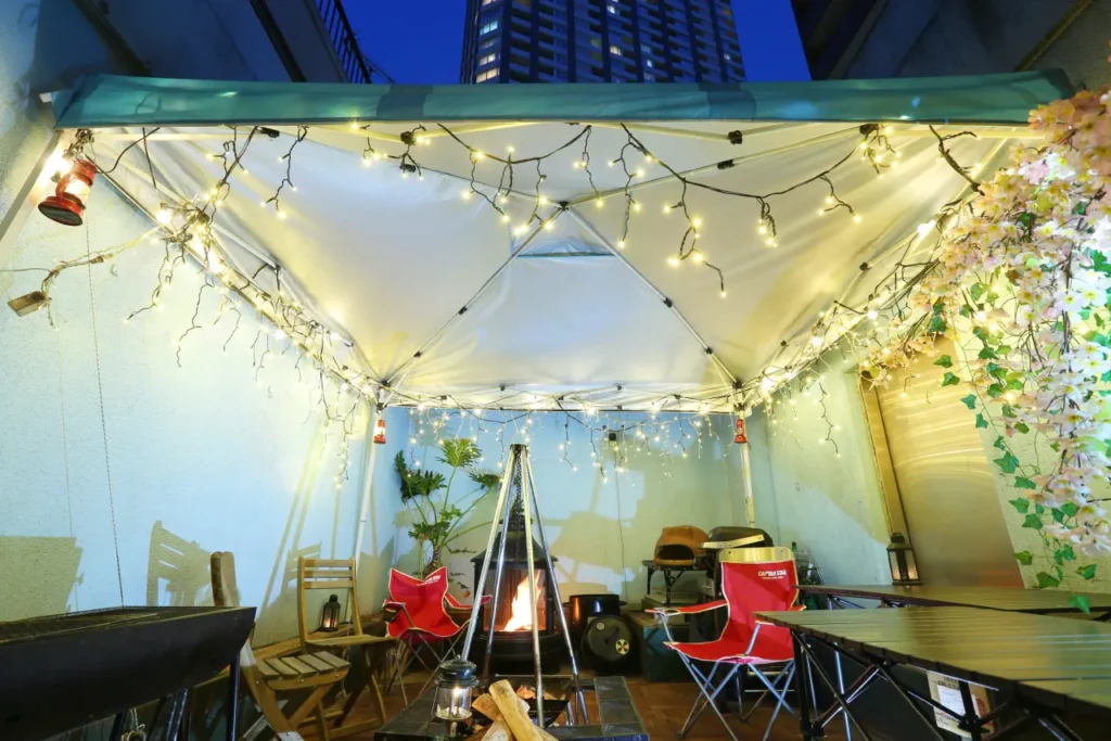 撮影利用OK★YouTube・テレビ・ 動画撮影大歓迎!完全貸切BBQ【バーベキューハウス東京】 1 東京新宿でも焚き火でBBQ